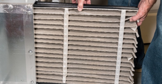 removing HVAC filter